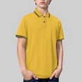 thumbnail image 5 of KAUOD Short Sleeve Polo Shirts for Boys School 𝗨niform Striped Loose Fit Pullover Tops Trendy Casual Preppy Shirt, 5 of 8