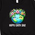thumbnail image 3 of Inktastic Happy Earth Day Flowered Toddler Sweatshirt, 3 of 4