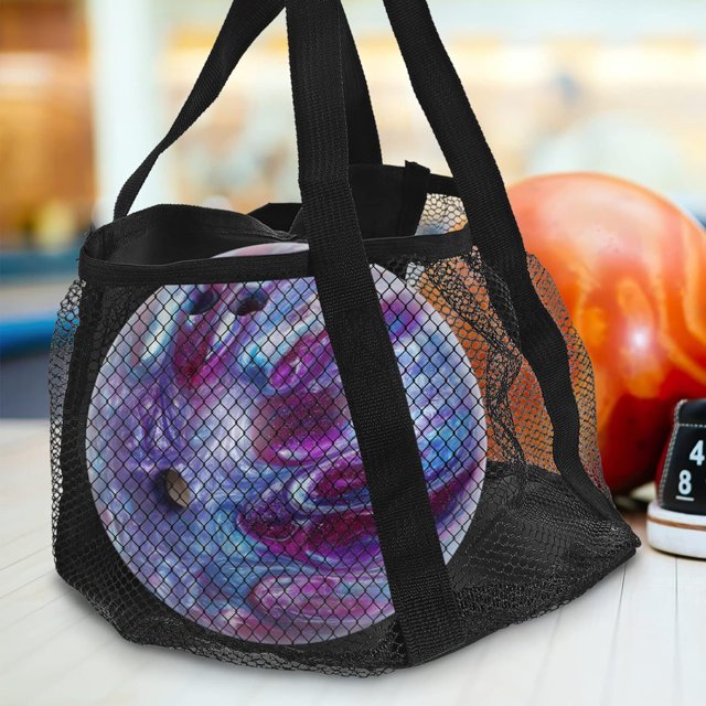 Bolsa de bolos para exteriores, bolsa de bolos para exteriores, bolsa de bolos grande, bolsa de bolas de bolos portátil, bolsa de bolas deportivas de malla