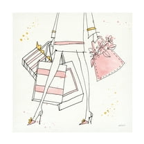 Trademark Fine Art 'Fashion Feet II' Canvas Art by Anne Tavoletti