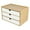 white three layer, variant on Bamboo Desktop Storage Drawer Scissors Supplies Premium for Study Bathroom , white three layer