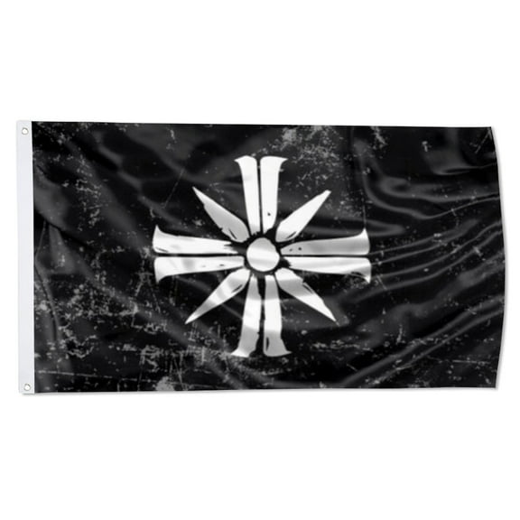 Yanbooch Far Cry Flag, Eden's Gate Black Flag banner with Grommets Man cave Decor 3x5Feet