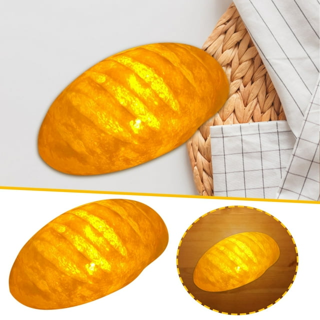 Xuewenshw Bread Nightlight Features Warm Lighting Quality Materials Soft Lighting Versatile Applications In Multiple Settings And Ideal Options Handbag Light