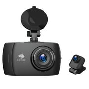 Z-EDGE Dual Dash Cam 4.0 Touch Screen Front and Rear Dash Cam FHD 1080P with Night Mode Black