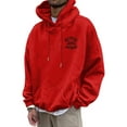 thumbnail image 4 of Men's Fall Winter Plus Size Hoodless Pullover Fashion Top Hop Oversized Crew Neck Sweatshirt Garment, 4 of 4