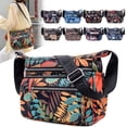 thumbnail image 5 of NOKIO Ladies One Strap Shoulder Bag Women's Bag Nylon Printed One Shoulder Messenger Bag Casual Mother Bag Large Capacity Waterproof Women's Messenger Bag Canvas Bag, 5 of 5