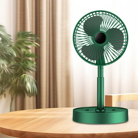 

Walmart Week Sales Telescopic Folding Fan 2024 New Portable USB Rechargeable Desk Fan For Travel Silent Stand Up Fan Wireless Folding Oscillating Compact Floor Standing Fans For Dorm ＆ Bedroom