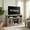 Gray Wash, variant on Classic TV Media Stand Modern Entertainment Console for TV Up to 65" with Open and Closed Storage Space, Espresso, 58.25"W x 15.75"D x 32"H