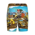 thumbnail image 5 of Fotbe Different Construction Site Vehicles Pajama Shorts for Men, Men's Pajama Bottoms, Sleepwear,Short Pajama Pants-Large, 5 of 9