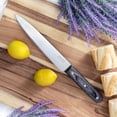 thumbnail image 5 of Martha Stewart Everyday 8 Inch Stainless Steel Slicer Knife in Dark Gray with Wood Handle, 5 of 5