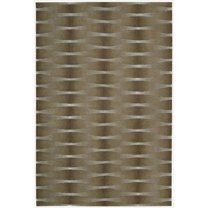 Nourison  Moda Hand-tufted Area Rug Beige 5'6" x 7'5" 5' x 8' Indoor Living Room, Bedroom, Dining Room Grey