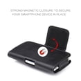 thumbnail image 3 of Luxmo Pouch Carrying belt Clip Case for Samsung Galaxy Note - Black, 3 of 3