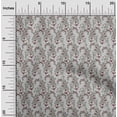 thumbnail image 1 of oneOone Cotton Poplin Fabric Leaves & Floral Block Decor Fabric Printed BTY 42 Inch Wide, 1 of 5