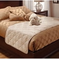 thumbnail image 3 of Pet Pals for Your Home 1-Piece Faux Suede Twin Bed Protector, Sage, 3 of 5