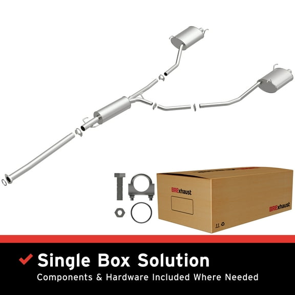BRExhaust OE Replacement Exhaust System Kit 106-0333: Compatible with 2009-2015 Honda Pilot 3.5L