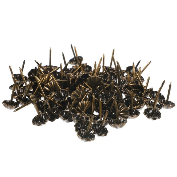 Supvox Furniture Tacks Sturdy Iron Multi-Color for Upholstery 100Pcs