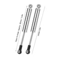 thumbnail image 3 of Rc Shock Absorber Set, Internal Spring Damper Shocks,For Rgt 1/10 Rc 86100 Rc Crawler [silver R86007S], 3 of 9