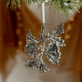 thumbnail image 4 of Christmas Tree Decorations Acrylic Snowflake Ornament with Sequins Transparent 8 x 8 x 1 cm and Assorted Sizes, 4 of 6