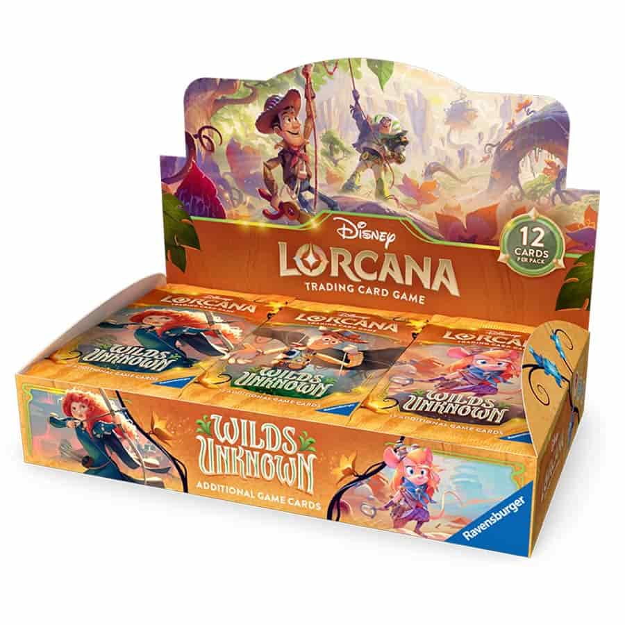 Ravensburger Disney Lorcana TCG: Wilds Unknown Booster Box - 24 Packs