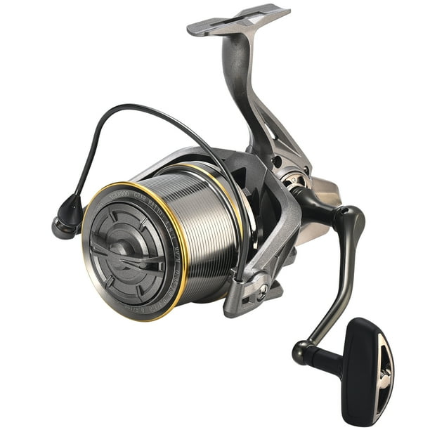 Rueda de pesca Carrete giratorio 17+1BB 4.8:1 con manija izquierda y derecha intercambiables Maboto Rueda de pesca