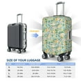 thumbnail image 6 of Xecao Rabbit And Chick print Elastic Luggage Cover, with double-sided print , is perfect for travel, business, and daily use, 6 of 9