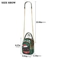 thumbnail image 2 of FORMRS Crossbody Bag for Women Quilted Travel Shoulder Cell Phone Purse with Chain Strap Handbag, Christmas Cat, 2 of 7