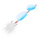 thumbnail image 2 of Señuelos de pesca de plumas, cuchara giratoria, cebos de peces artificiales con anzuelo triple, 3 uds., 2 of 8