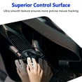 thumbnail image 3 of Gaming Mouse Pad Large XXL White,Soft Mousepad with Anti-Slip Rubber Base &amp; Stitched Edges,Smooth Surface Laptop Desk Pad,Computer Keyboard and Mice Combo Pads Mouse Mat, 3 of 6