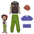 thumbnail image 3 of The Owl Cosplay House Luz-Chaqueta de béisbol con cremallera, abrigo, sombrero, pantalones, trajes para adultos y niños, Sudadera con capucha, disfraz Unisex, 3 of 4