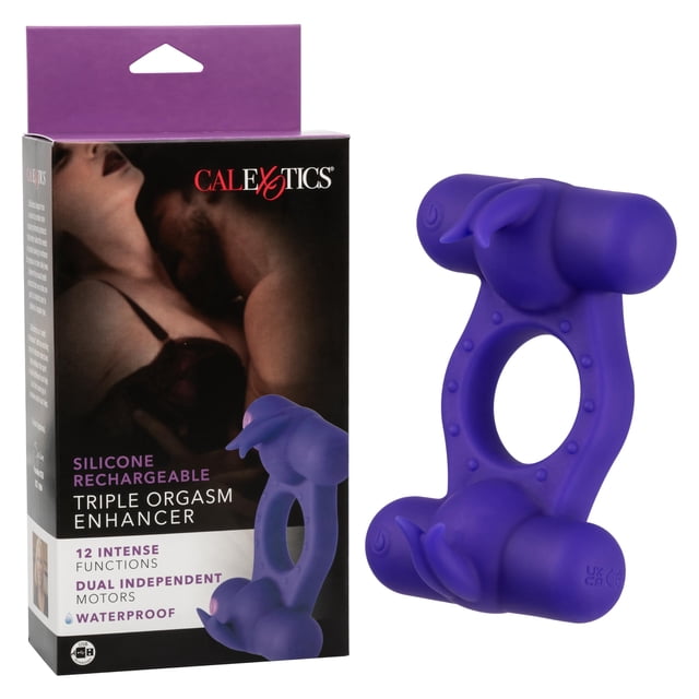 Vibrador con forma de anillo para pene CalExotics, de silicona, recargable para hombre