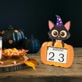 Desk Calendar 20242025 Vmvidoty Halloween Wooden Countdown Calendar