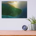 thumbnail image 4 of Luxe Metal Art 'Green Seychelles Crop' by Luxe Portfolio, Metal Wall Art, 16"x12", 4 of 9
