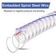 thumbnail image 4 of Water Pipe Line Tubing, 5/8" ID. x 13/16" OD. 10 ft Wire Vinyl Tube with 2 Clamps, 4 of 6