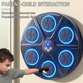 thumbnail image 5 of on Music Boxing Machine 9 Modes Smart Wireless Boxing Machine Wall Mounted Punching Machine with Light Type-C Port Music Punching Machine 15.8" Boxing Equipment Music Boxing Machine, 5 of 8