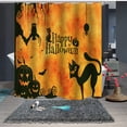thumbnail image 2 of 180x150cm Waterproof Halloween Shower Curtain, Lightweight Polyester Bath Decor with Reinforced Grommets, Multi-Purpose Room Divider, 2 of 8