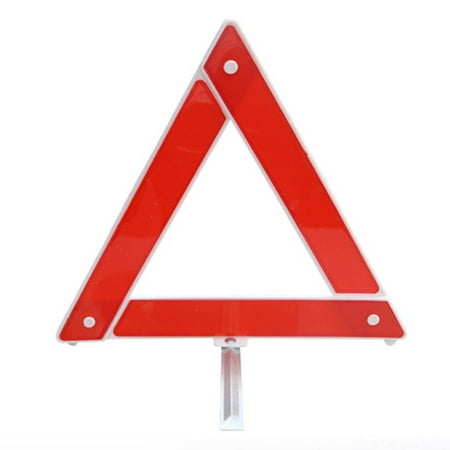 Auto Warning Triangle - Car Emergency Breakdown Warning Triangle Red Reflective Safety Foldable Parking Stander