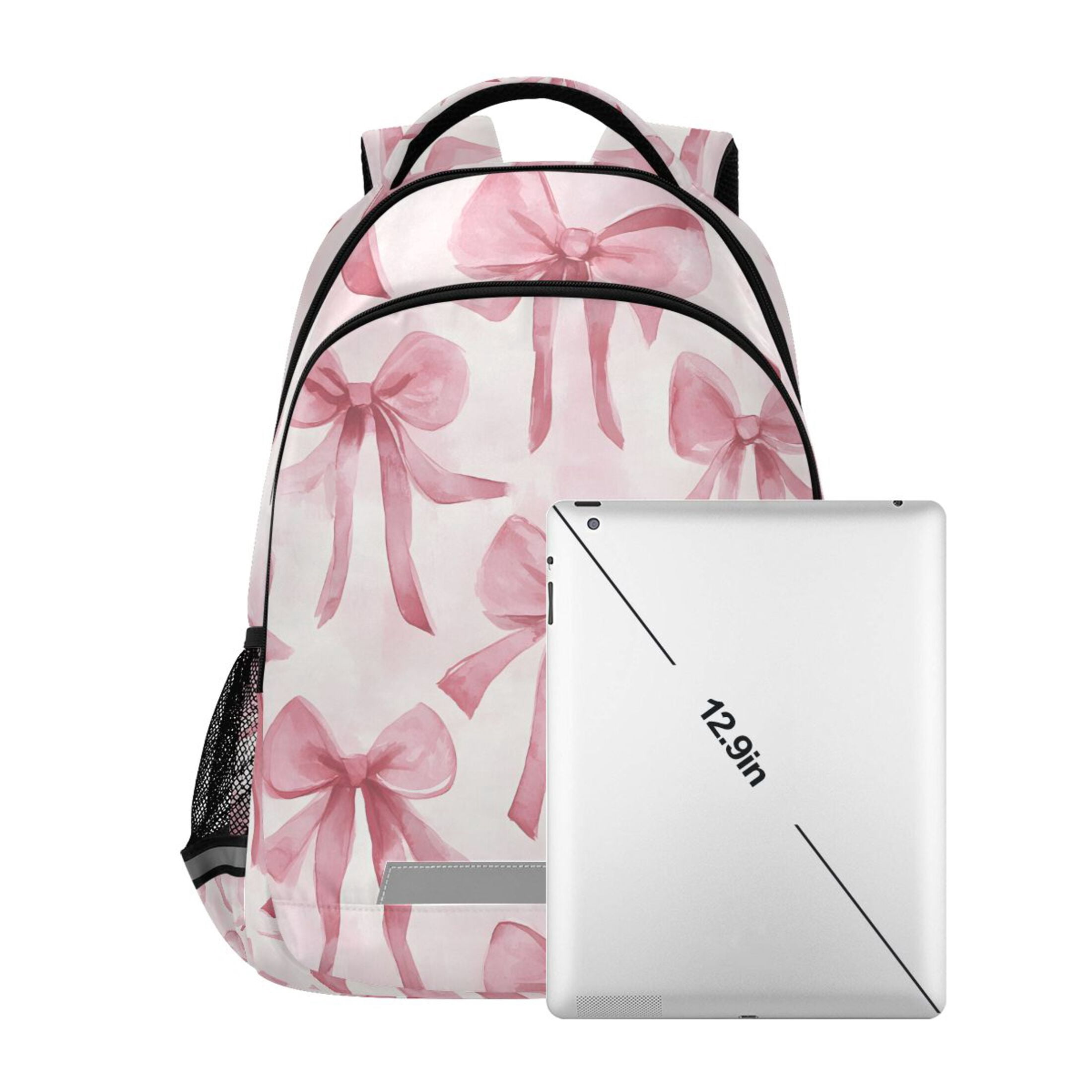 ALAZA Watercolor Bow Backpack Elementary School Bag Bookbag Travel
