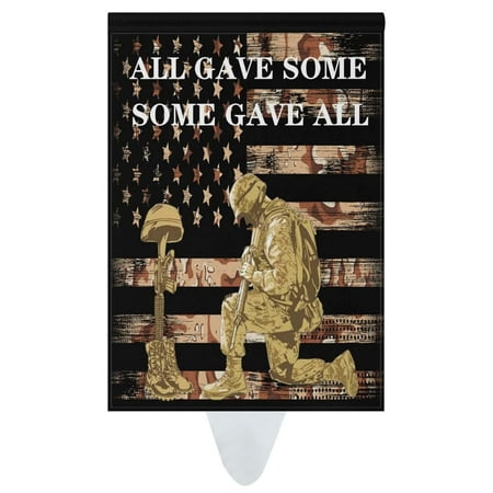 

NEW Memorial Day Garden Insert Holiday Sign Pile Holiday Garden Sign Decoration Wooden Floor Insert Small Picket Fence Garden Edging Epcot Flower And Garden Yard Staples for Garden Wind Socks Outdoor