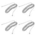 thumbnail image 1 of 4X 9M 30Ft RJ11 6P2C Modular Telephone Phone Cables Wire White, 1 of 4