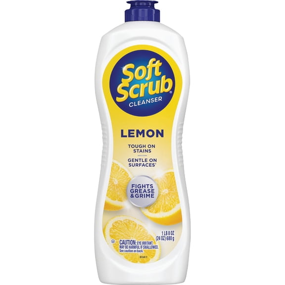 DialSoft Scrub Total Bath/Kitchen Cleanser Carton of 9 — Residential Use, Standard Application