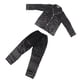 thumbnail image 3 of Conjunto de pijama para mujer Nikou Seda helada Manga larga Negro Talla L, 3 of 15