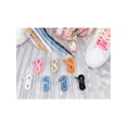 thumbnail image 5 of INSPIRE CHIC 1 Pair Paisley Flat Shoe Laces for Sneakers, 0.31'' Soft Shoelaces Shoestrings for Casual Hiking Shoes Light Blue 02（Glow-in-the-dark） 140cm/55.1", 5 of 5