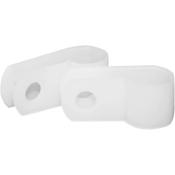 Cord Clips 100pcs House Wire Use Clip Line R-type Arrangement with Clamp Cable Office of Plastic Screws White for Project Holder Cable Clips