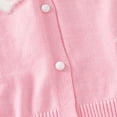 thumbnail image 6 of GYRATEDREAM Baby Girls Knitted Cardigan Bow Print Sweater Toddler Long Sleeve Jacket Outerwear 2-9T, 6 of 12