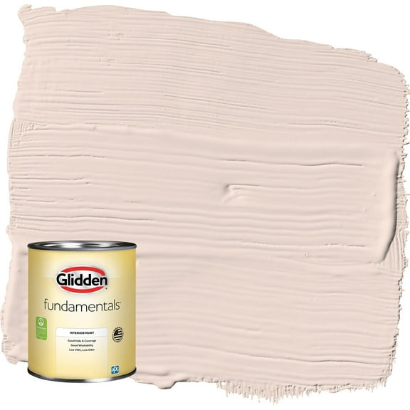 Glidden Fundamentals Winter Peach / Pink Eggshell Interior Paint, 1 Quart