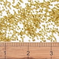 thumbnail image 4 of MIYUKI Beads Cylinder Japanese Seed Beads 11/0 (DB2157) Duracoat Silver Lined Dyed Yellow golden 1.3x1.6mm Hole: 0.8mm about 2000pcs/10g, 4 of 5