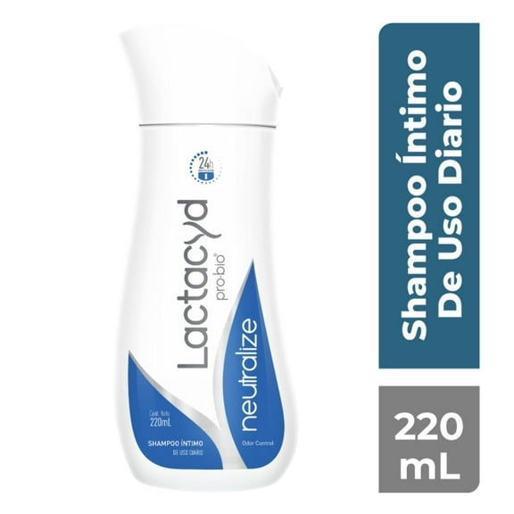 Shampoo íntimo Lactacyd Pro Bio neutralize odor control 220 ml