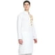 SKAVIJ Hommes Indien Coton Kurta Casual Longue Chemise Robe de Soirée Grande White – image 4 sur 6