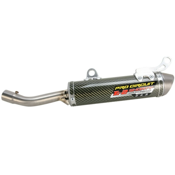 Pro Circuit Ti-2 Shorty Carbon Fiber Slip-On Silencer/Muffler (1111425K)