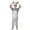 Grey, variant on TOOYOU Boys Romper Children Jumpsuit Hooded Suit Party Clothing Stage Performance Dress Up Jumpsuit Zipper Warm Sleepwear Suit Holiday Pajama Playsuit Bodysuits For Toddler ,Size 2-3 Years Bronze